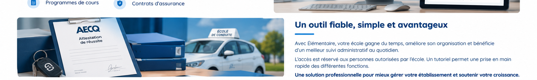 Gestion des attestations avec Élémentaire